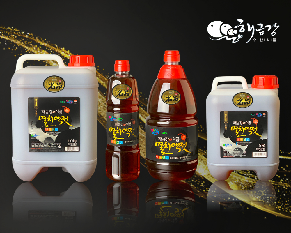 해금강식품 거제 멸치액젓 골드 1.8L 2kg : 해금강식품