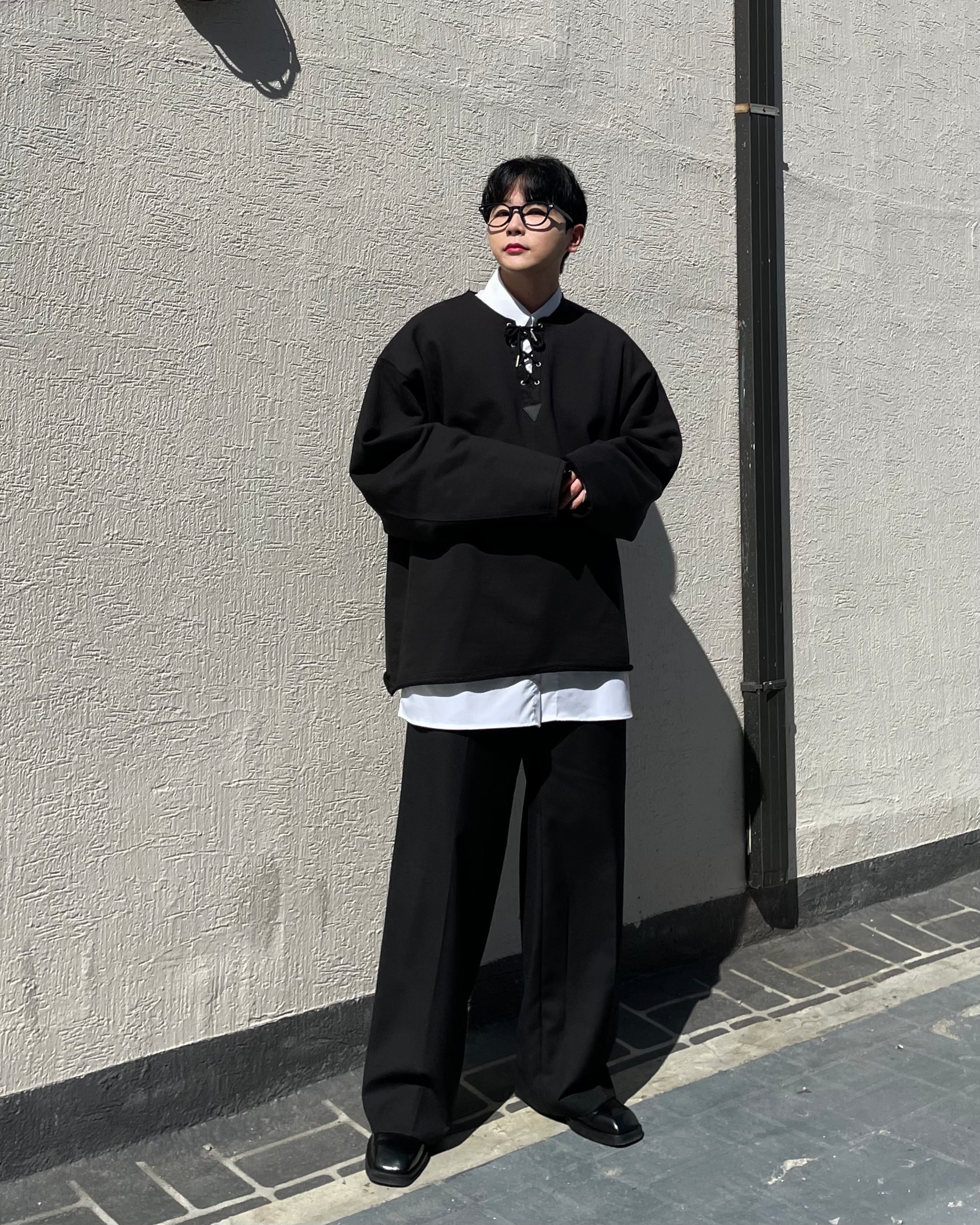 남자오버핏맨투맨 남자무지맨투맨 : 누프 neuf