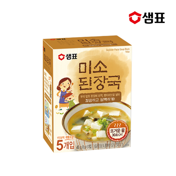[샘표]미소 된장국 40g : 삼공오공 푸드