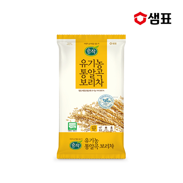 [샘표]순작 유기농 통알곡 보리차 : 삼공오공 푸드