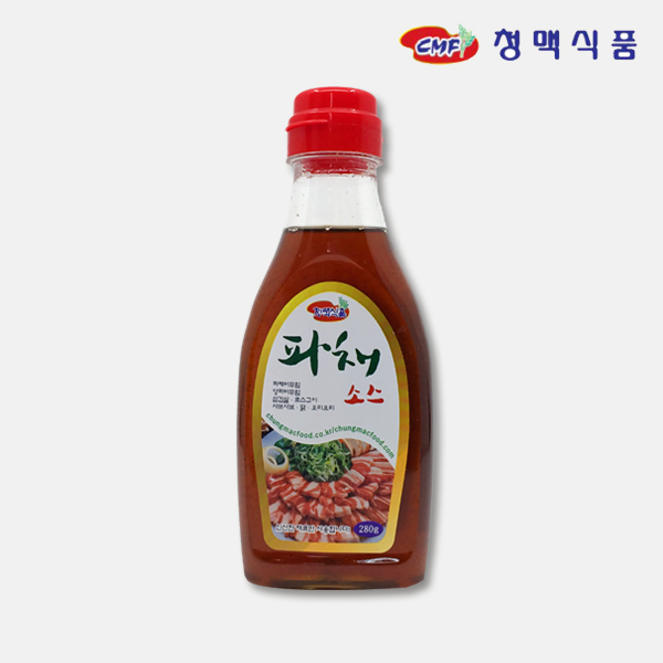 청맥 파채소스 280g 박스 20개 파채무침 양파절임 정육점 고깃집 양념 소스 고기와함께 : 고기와함께