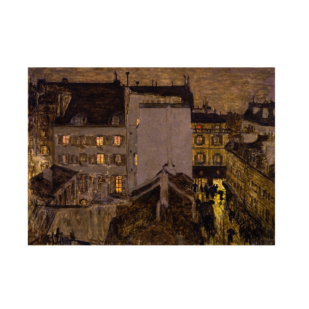 피에르 보나르 Rue Tholoze 사이즈 70x50cm 수작업 모사화 유화그림 주문제작 : 예가아트