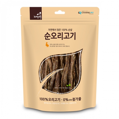 자연애 강아지 수제 영양 간식 순 오리고기 200g : 스타펫스
