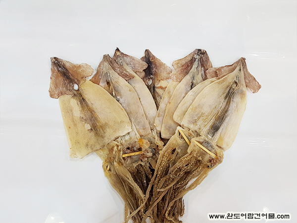 동해안 마른 오징어(국내산) 2마리 150g : 완도어람건어물