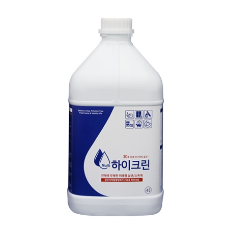 하이크린 4L 살균 소독제 바이러스 : 케이덴탈