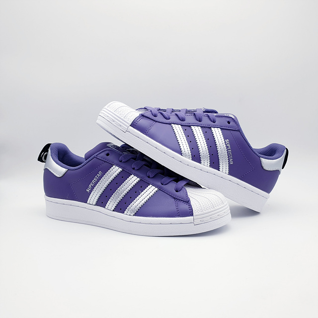 [아디다스코리아 국내매장 정품] adidas 운동화 SUPERSTAR W (슈퍼스타 W) 퍼플/실버 오리지날 스니커즈 (선물용 쇼핑백 추가판매) FV3631... 