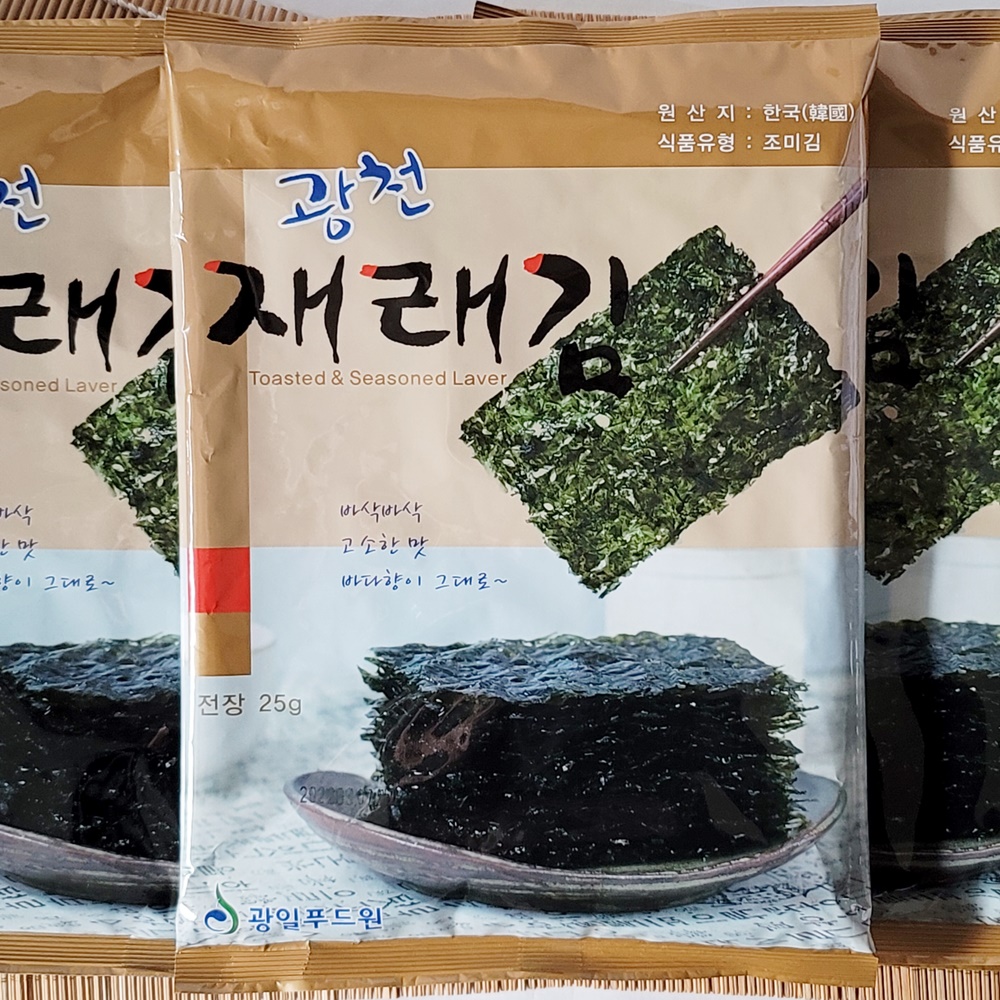 건어물광장 특선 광천재래김 구운김 돌자반 재래김 김가루 : 건어물광장