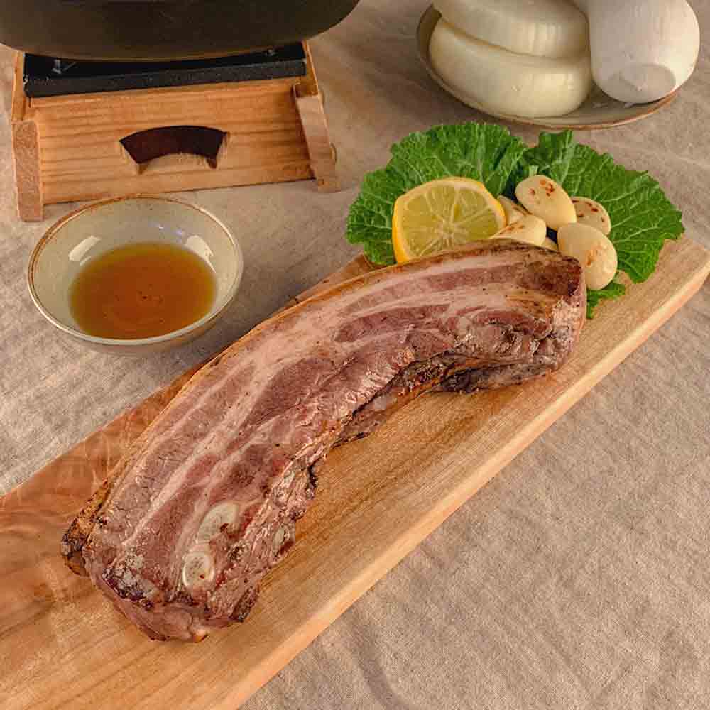 볏짚 짚불 냉동 통삼겹 캠핑 수입 항정살 삼겹살 400g : 감탄창고