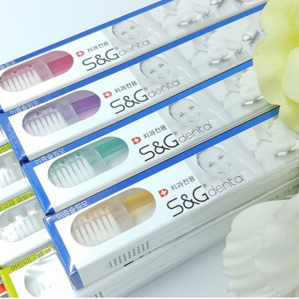 에스엔지 S&G 치과용칫솔 12개 어린이칫솔 어금니칫솔 교정칫솔 부드러운칫솔 미세모 SNG : 리아상점