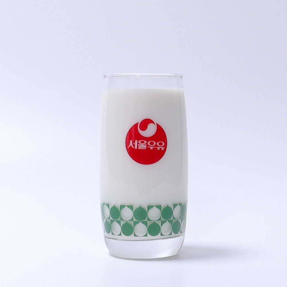 서울우유 앙팡 포도 245ml 유리컵 빈티지 레트로컵 카페잔 : 세이유러브미