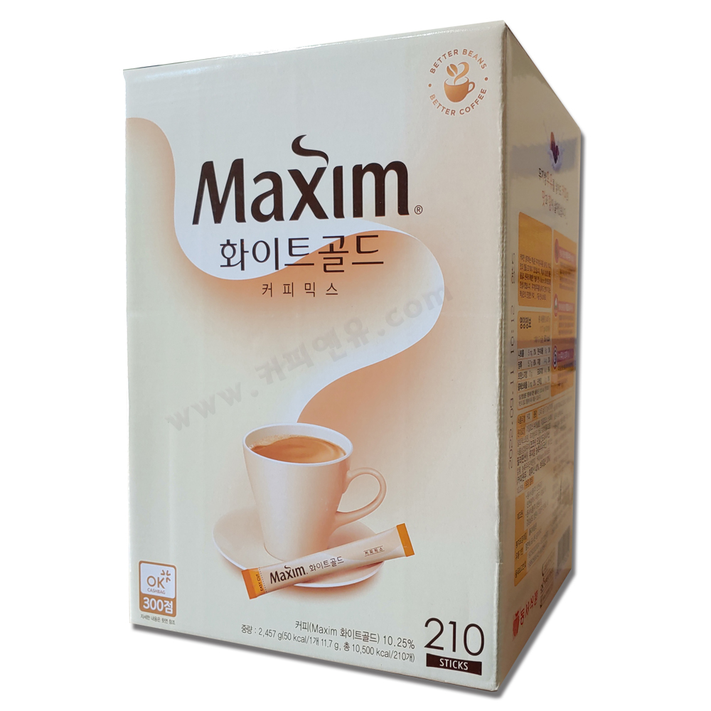 맥심 화이트 골드/모카골드 마일드 커피믹스 210T/220T/280T 대용량 커피믹스 : Coffee n you