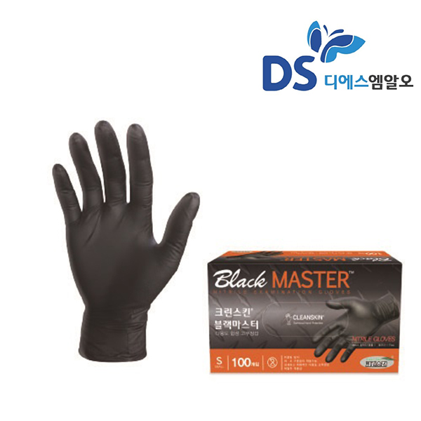 크린스킨 블랙마스터 니트릴 장갑 100매 1카톤 : 디에스엠알오 유한엠알오