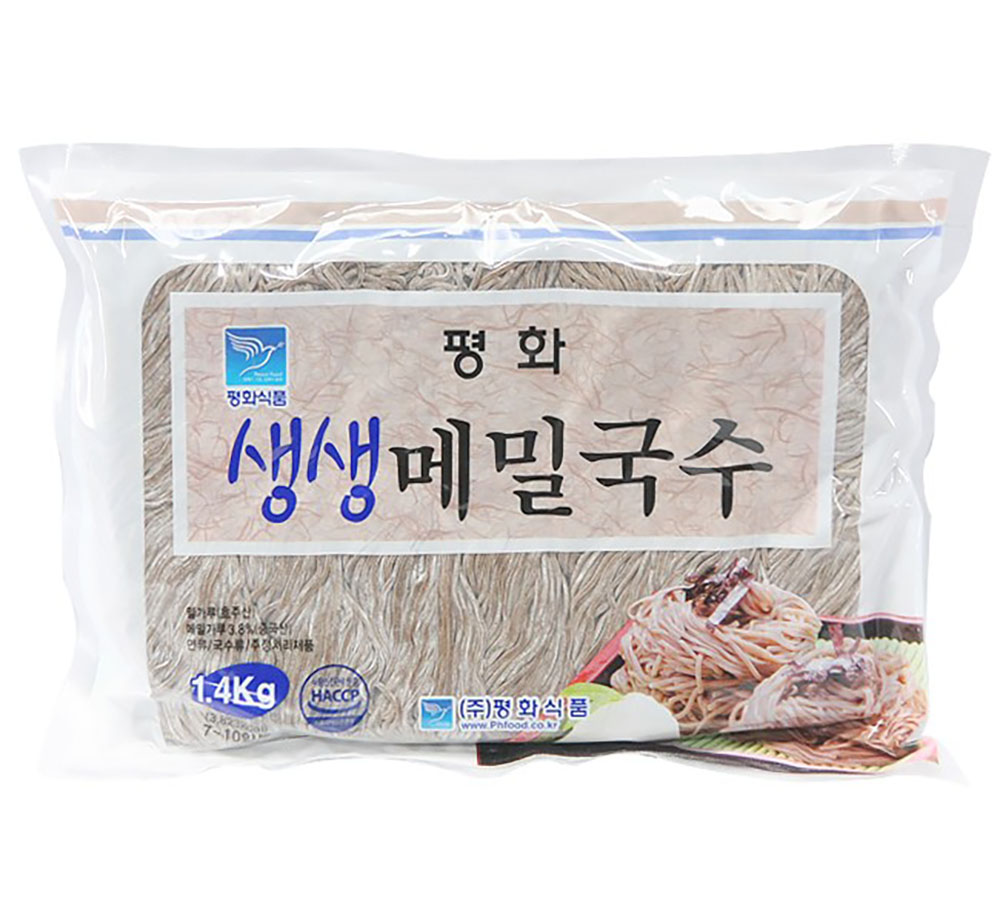 평화식품 생생 메밀국수 1.4kg 10개입 /box : 지원푸드몰 식자재유통전문