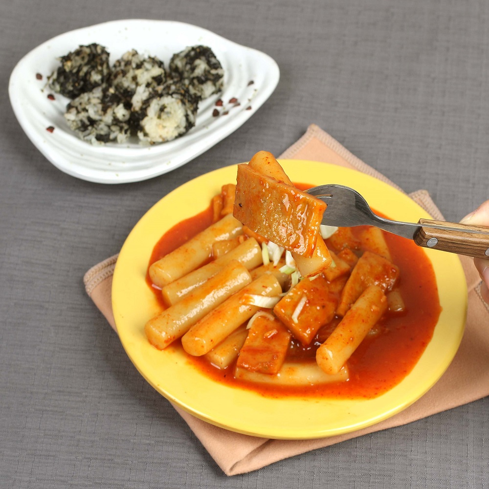 산채만 즉석 말캉말캉 국물 떡볶이 밀키트 2인분 : 산채만