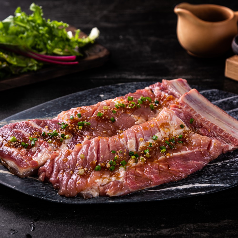 미트라인 부처스마켓 6kg(3kg 2팩) 수제 왕 돼지 양념 구이 갈비 찜 : 부처스마켓