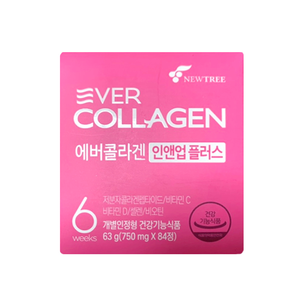 에버콜라겐 인앤업 플러스 750mg x 84정 -DL- : 디카라이프 주식회사