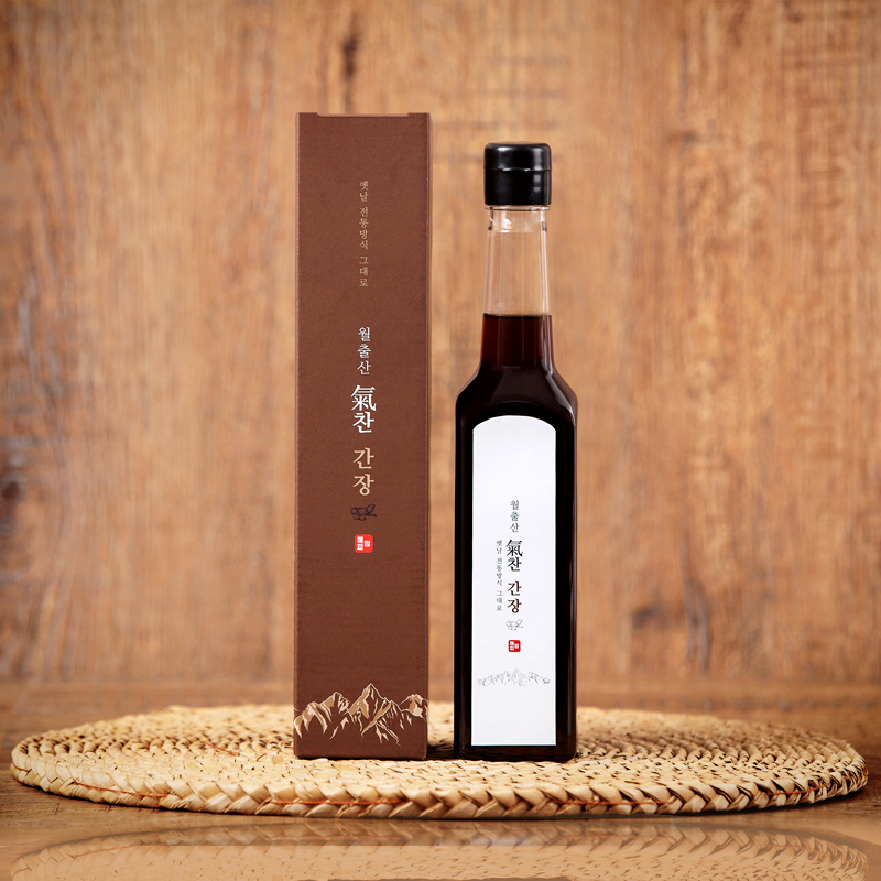 [식탁이야기] 월출산 기찬 전통 재래식 간장 500ml : 엠제이유통