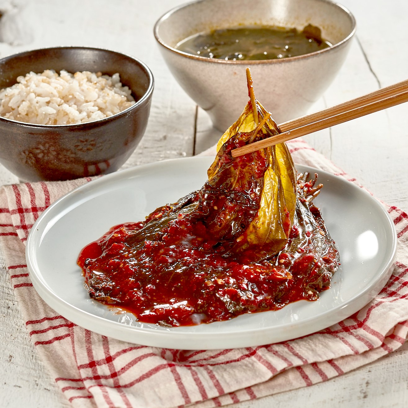 매실깻잎 반찬 250g 400g 깻잎무침 : 싱싱푸드젓갈