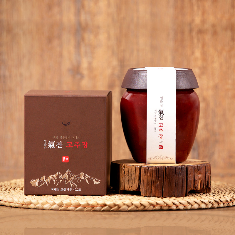 [식탁이야기] 월출산 기찬 전통 재래식 고추장 500g : 엠제이유통