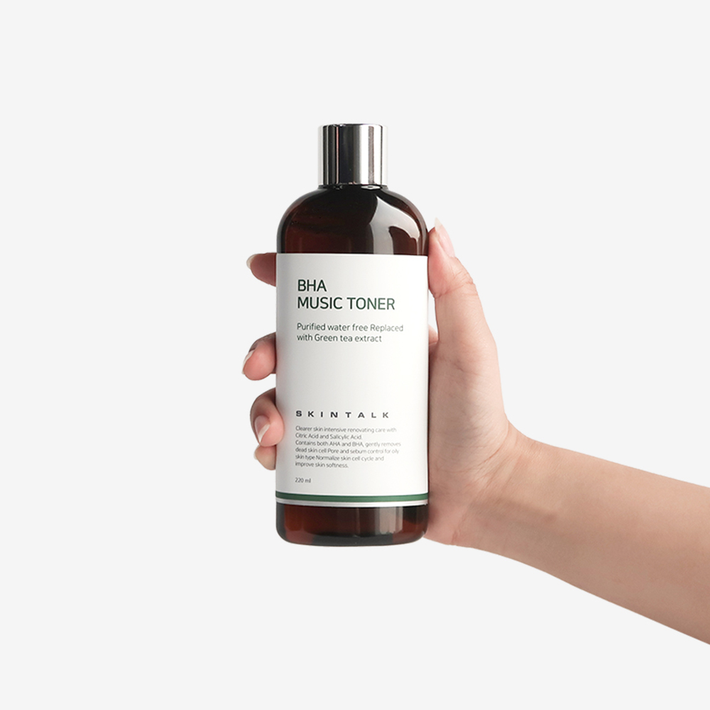 스킨톡 바하 뮤직 토너  저자극 각질 케어 220ml : SKINTALK