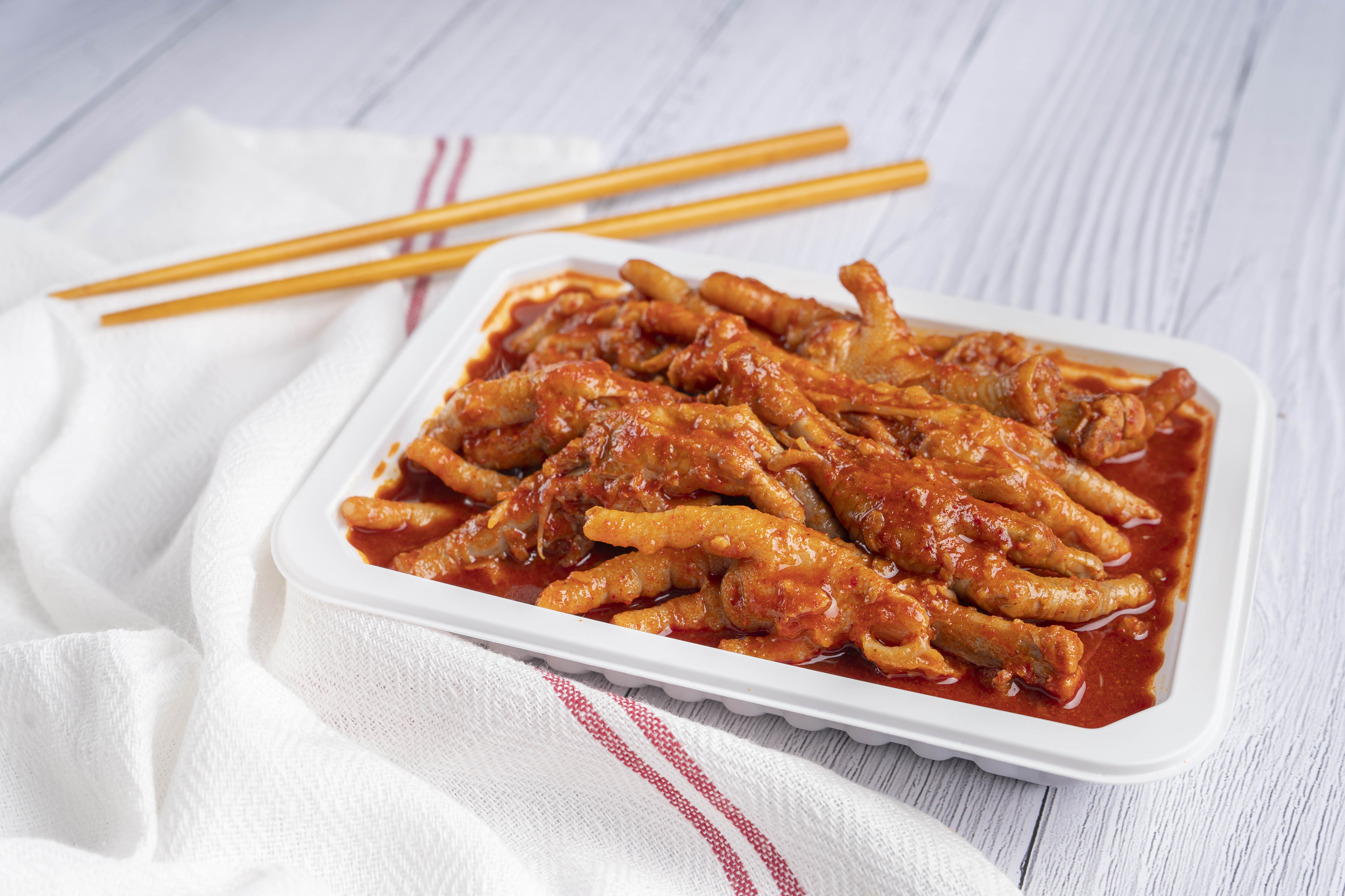 신당동 우리집떡볶이 국물 닭발 550g 매운 중간 순한 : 우리집떡볶이
