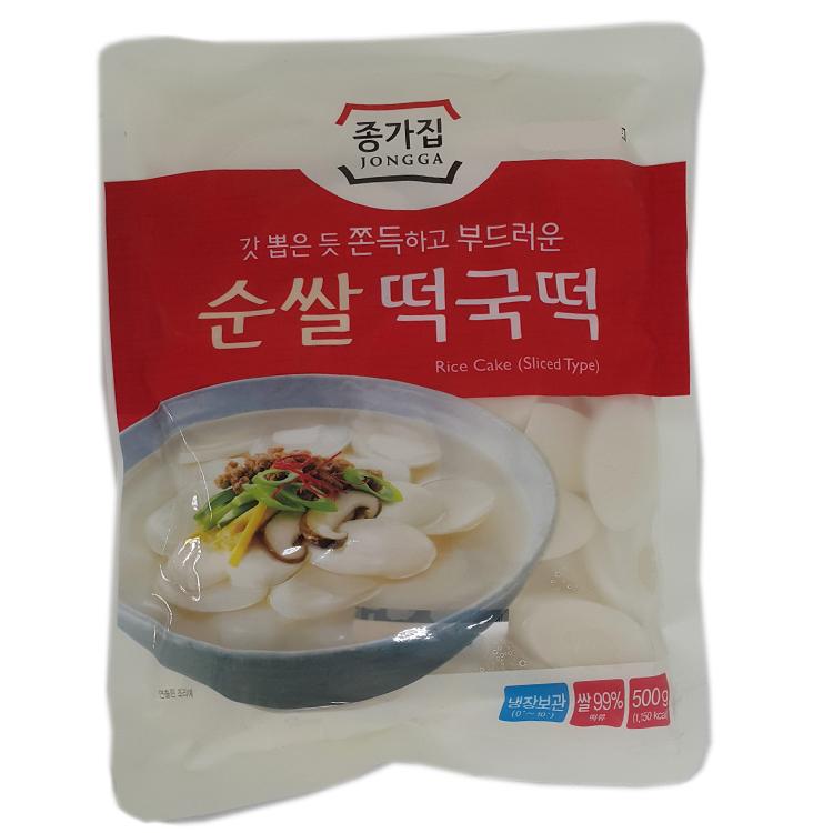 종가집 순쌀 떡국떡 500G : 청춘푸드몰