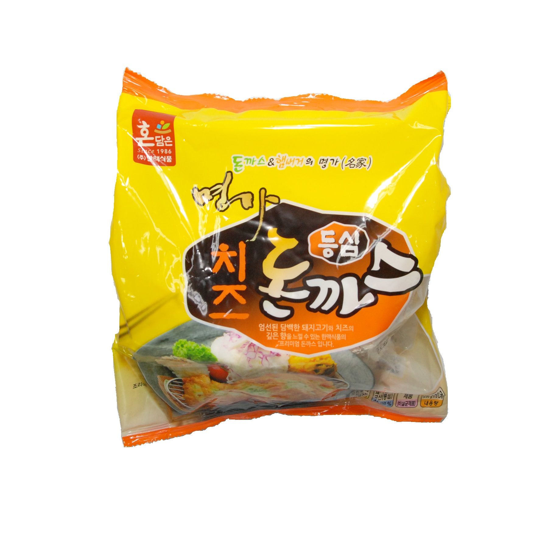 한맥식품 명가 치즈 등심 돈까스 1kg (200g x 5장) : 건강한유통