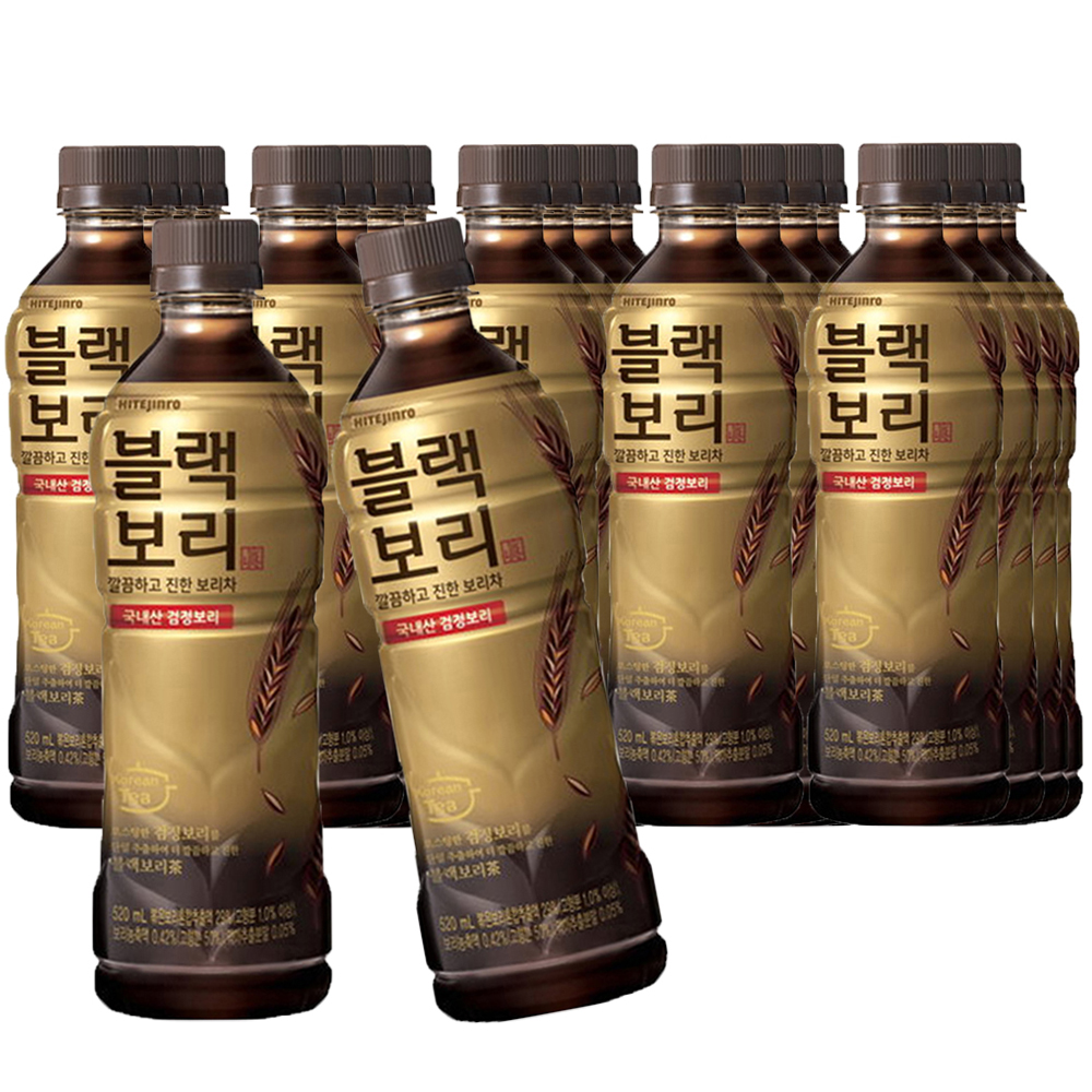 블랙보리 1.5L x 24병 총 두박스 진한로스팅 보리차 음료수 하이트진로 검정보리 : 싸게사마켓