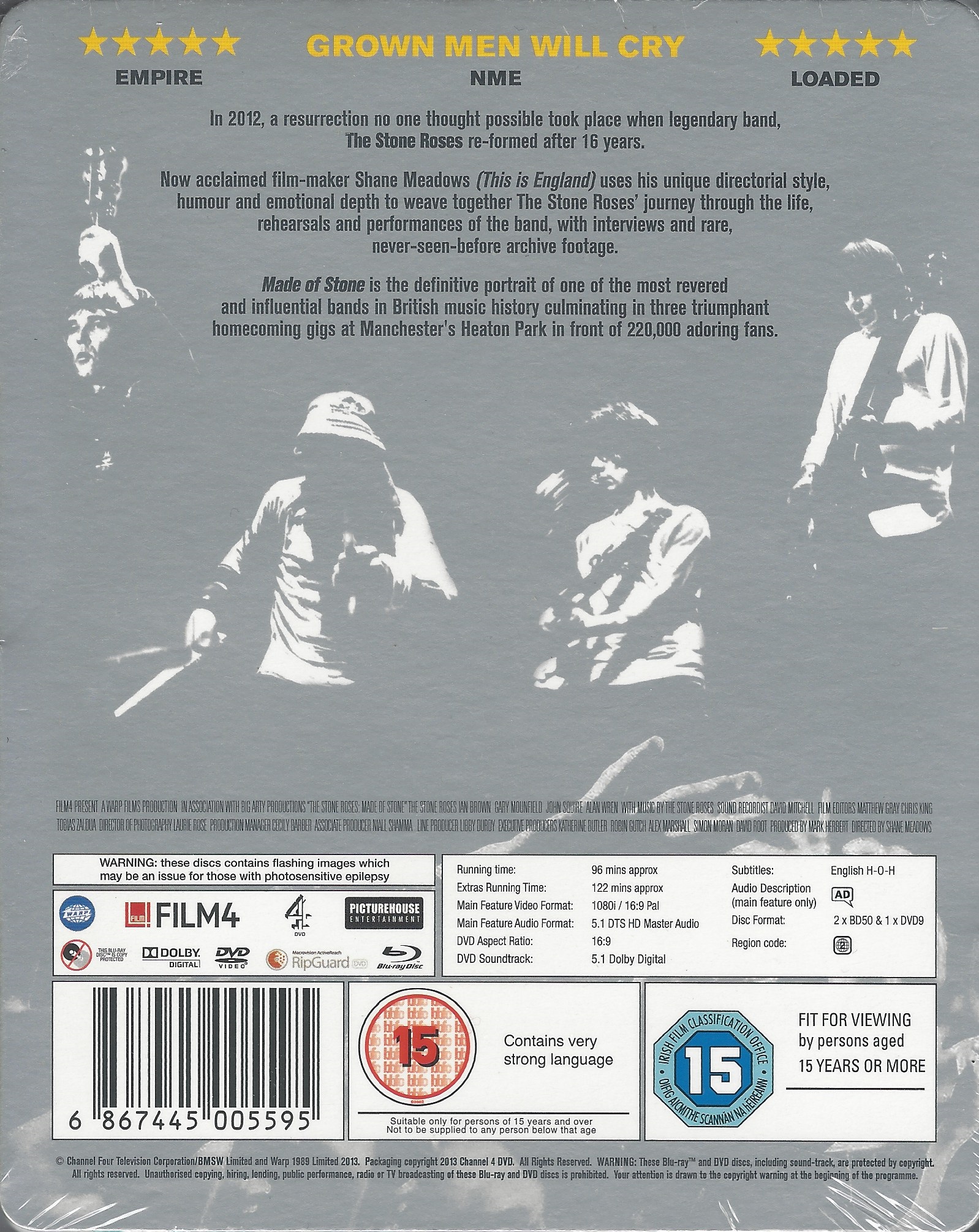 더 스톤 로지스 : 메이드 오브 스톤 (The Stone Roses: Made of Stone) 블루레이 스틸북 [UK] : 무드크리에이션
