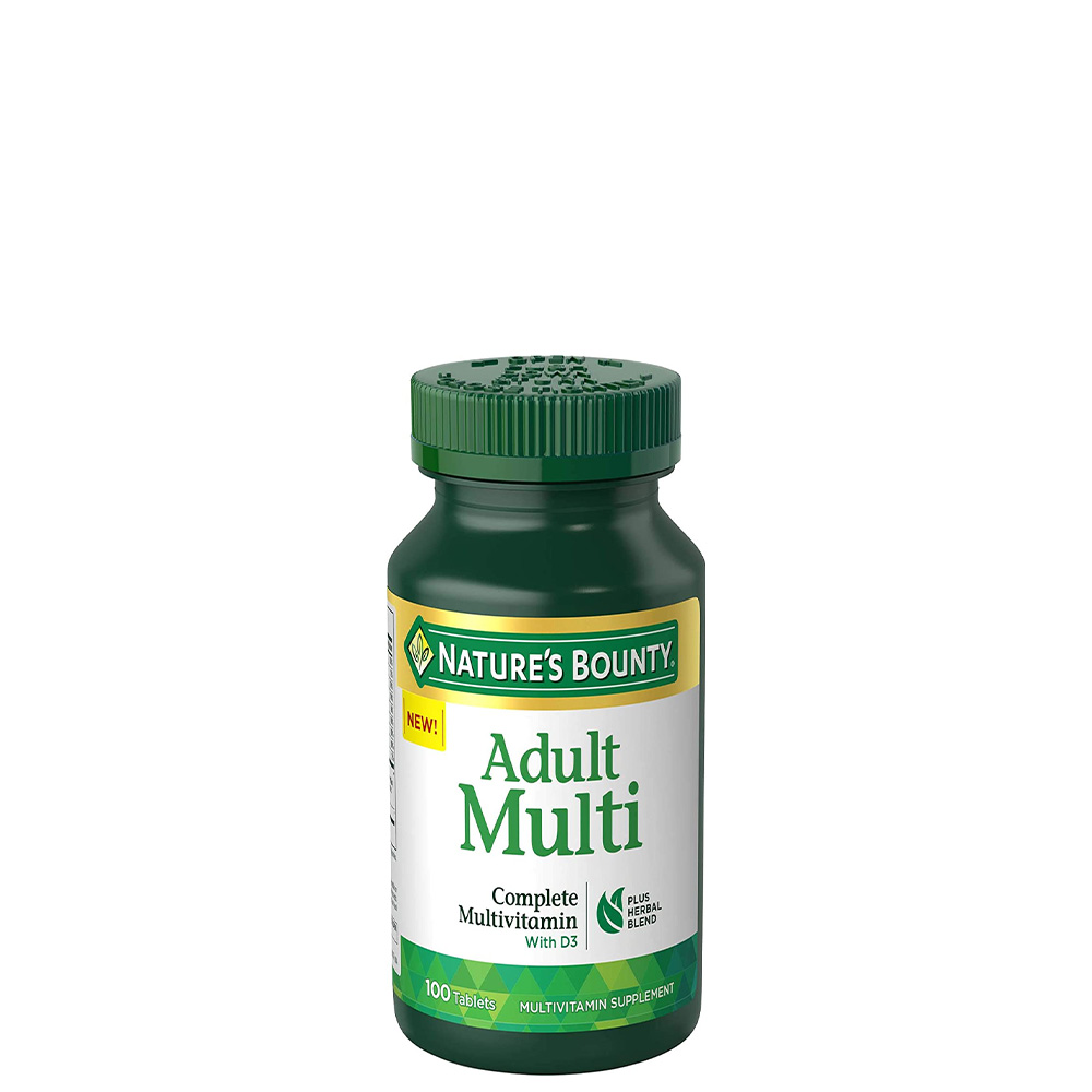 에스이인터내셔널 네이처스바운티 성인멀티비타민 Adult Multi 100캡슐 : 에스이 인터내셔널