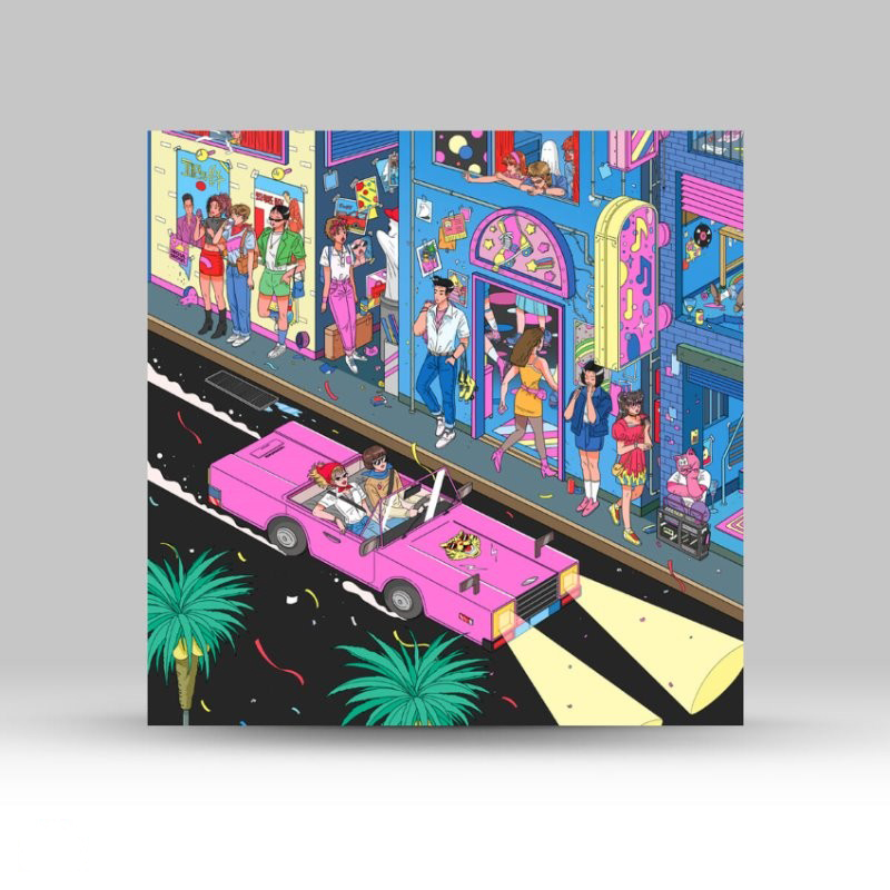[LP] VA - Our Town (동아기획 쿨사운드 모음집) 한정판 LP [게이트폴드, 인서트, 140G, 컬러LP] 새제품 : 기쁨팜