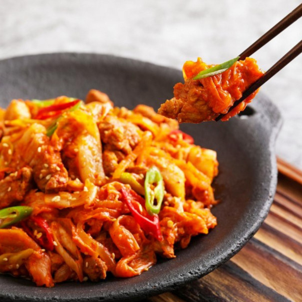 맛있는 김치 두루치기 두부 돼지고기 돼지 두루치기 소주 막걸리 술 안주 백종원 저녁식사 : 디원마켓