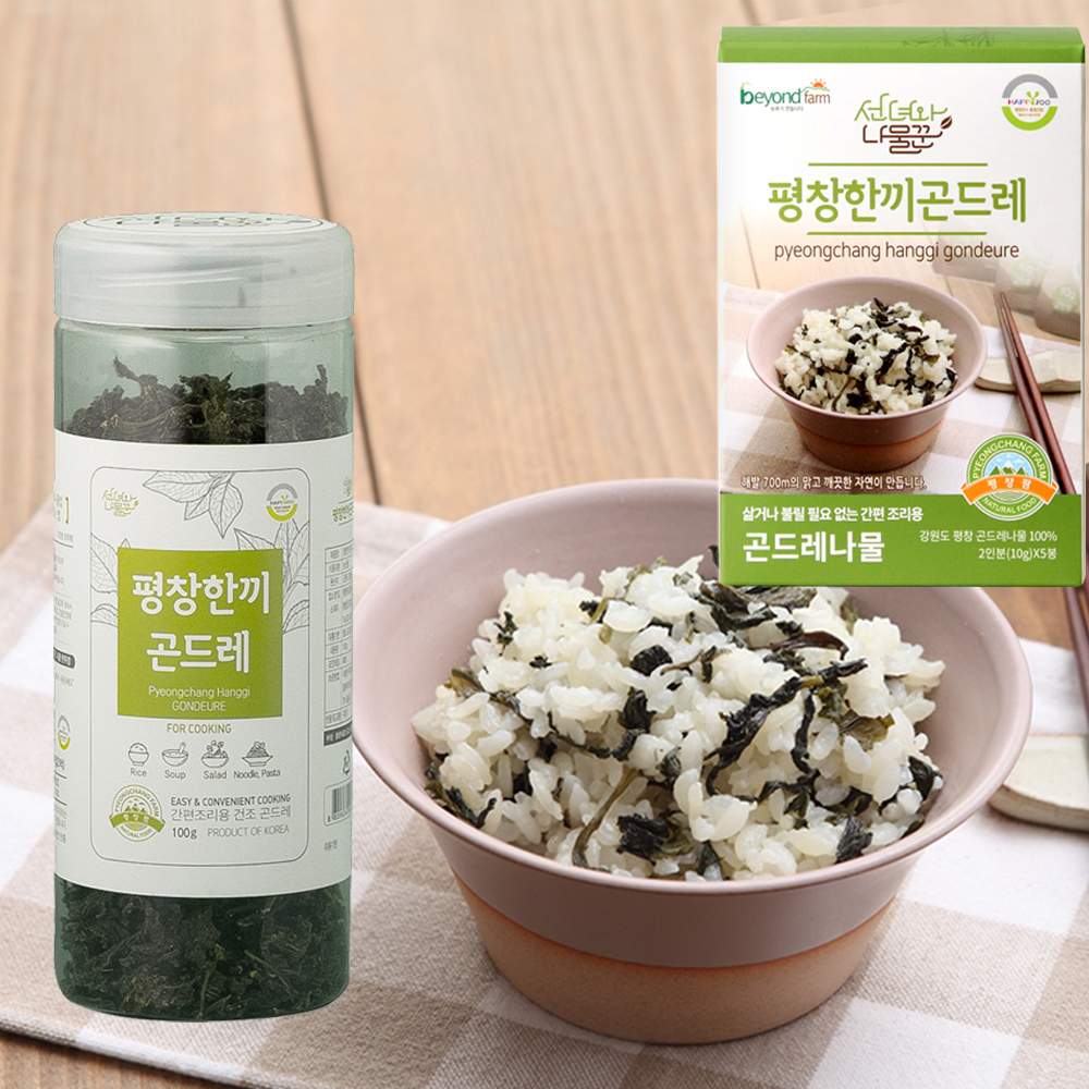 평창팜 곤드레나물모음(한끼곤드레 병타입, 박스타입) : 평창팜