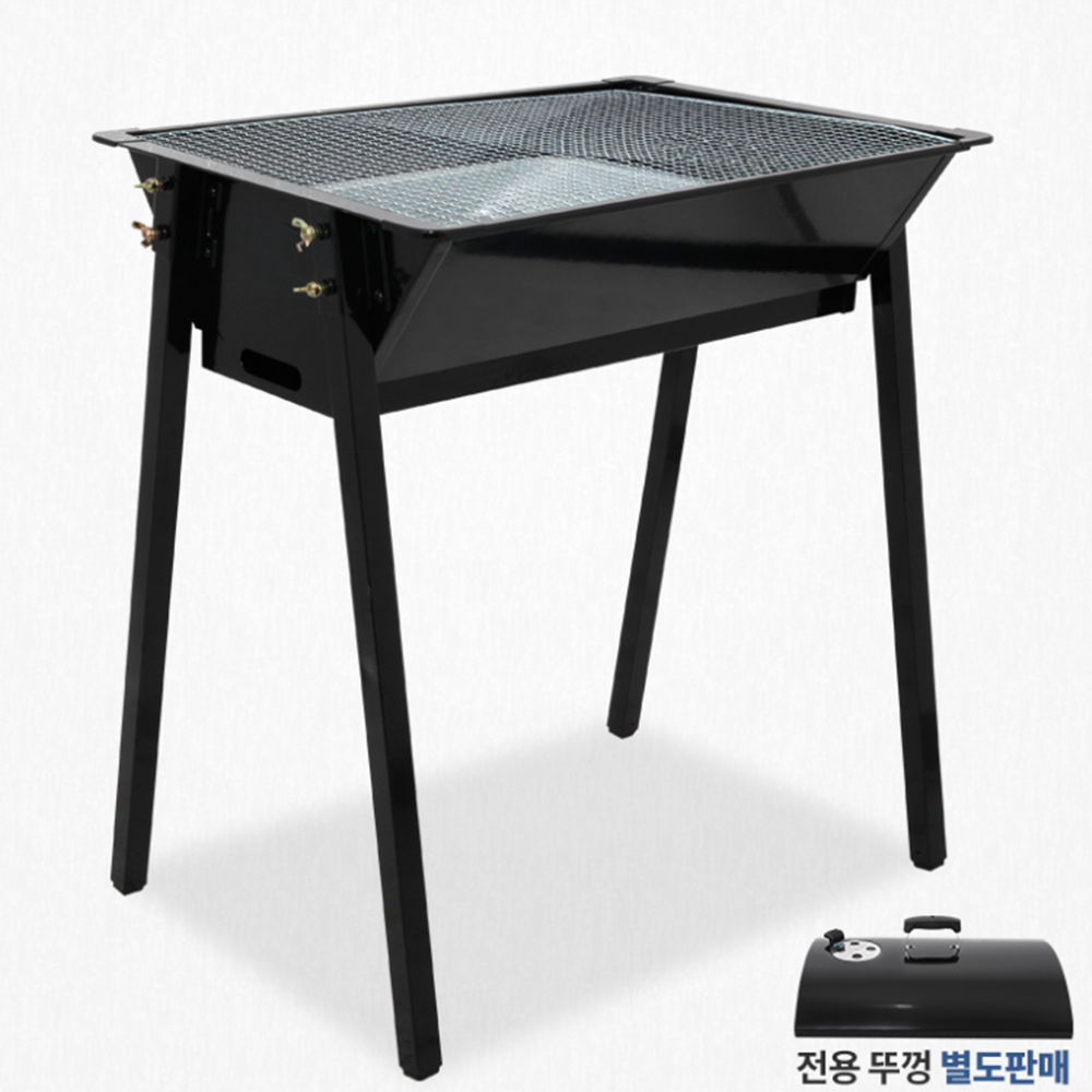 이동식 조립식 숯불그릴 조개구이 야외 캠핑 가정 업소용 트럼통 갈매기 불판 화덕 화로대 24종 : 그루터기캠프