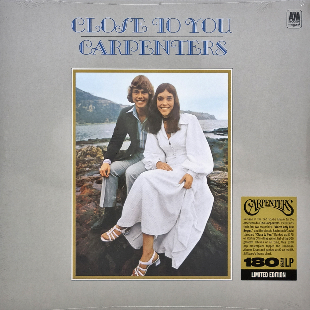 Carpenters (카펜터스) - Close To You 180g Limited Edition LP (미개봉) : 흥까비 레트로샵