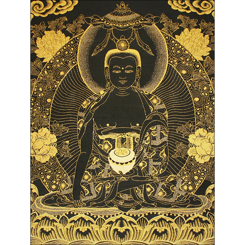 5D 큐빅아트 불교 불상 석가모니 불탕카 금색 부처님 그림 보석십자수 재료 만들기 : 커트 KURT