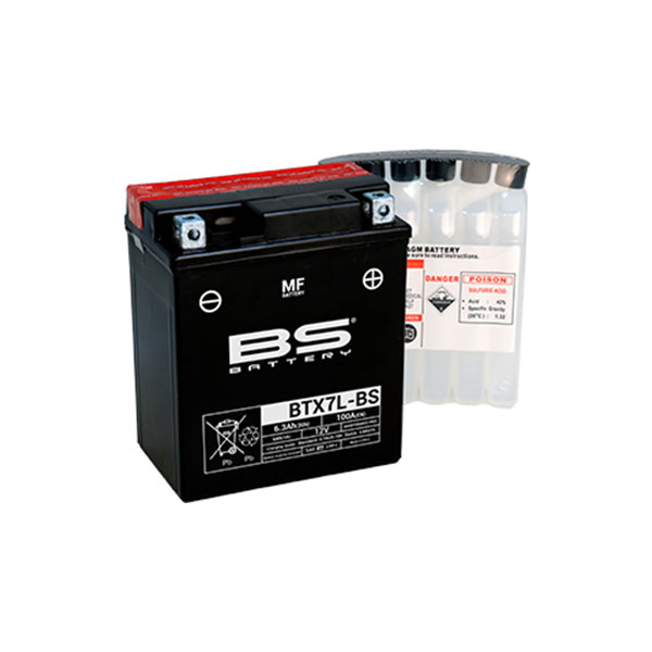 BS Battery BTX7L-BS 12v 6.3ah /BS 배터리/오토바이 바이크 배터리 : 퍼스트펭귄 모터스