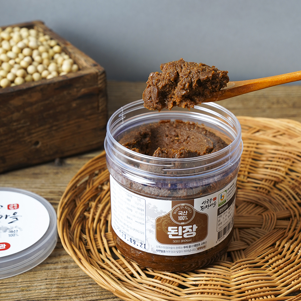상록수된장마을 집된장 전통 국산 재래식 수제 시골된장 1Kg : 상록수된장마을