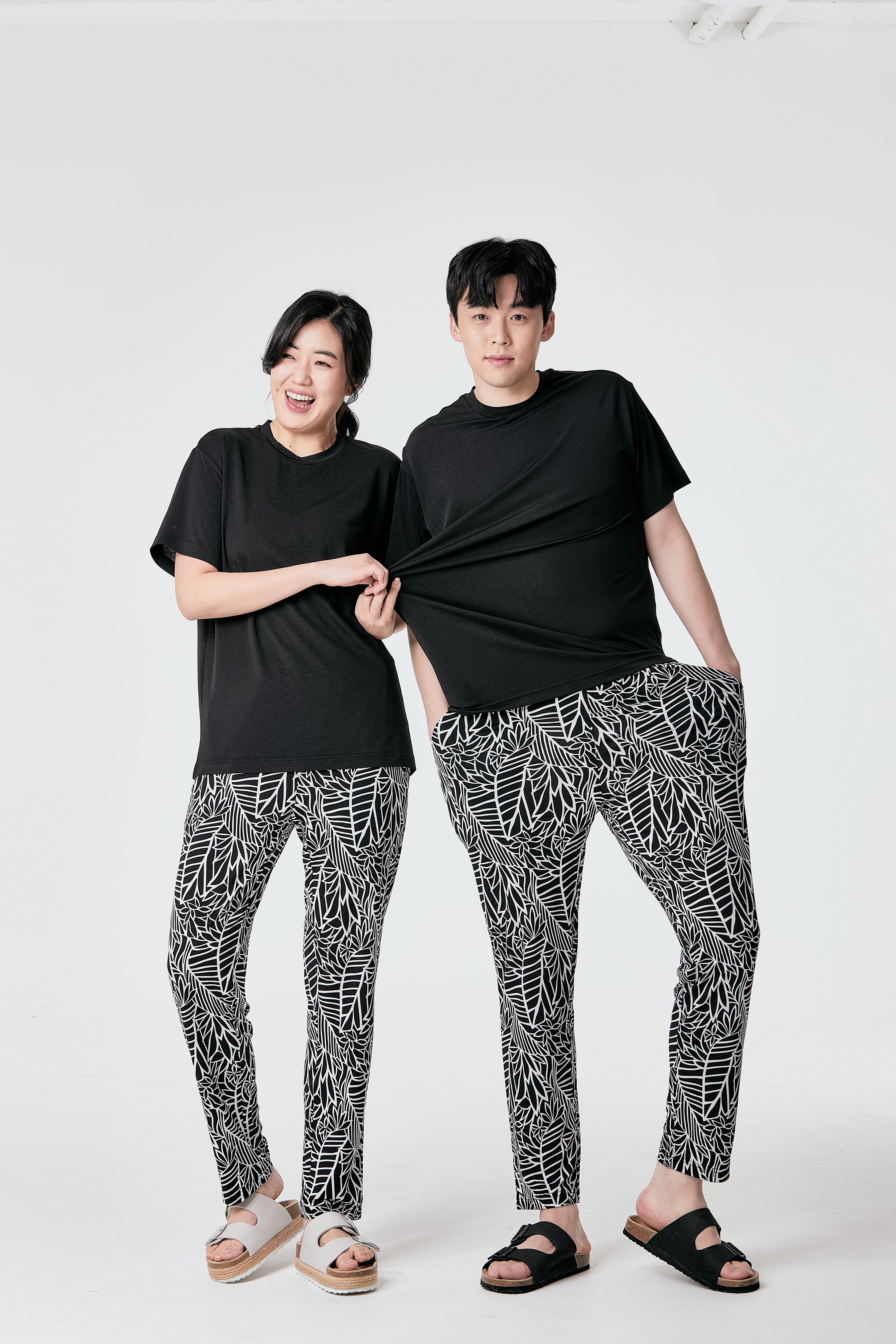 [CPLUS] 씨플러스 까칠이 White 패턴 9부팬츠 : 씨플러스코리아