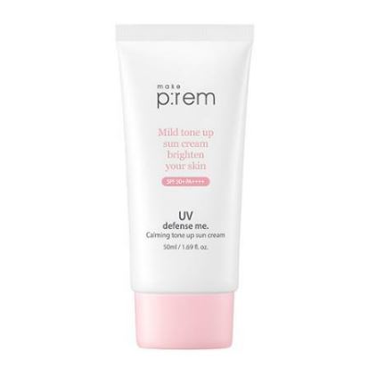 메이크프렘 유브이 디펜스 미 카밍 톤업 선크림 50ml : 쿨써머포유
