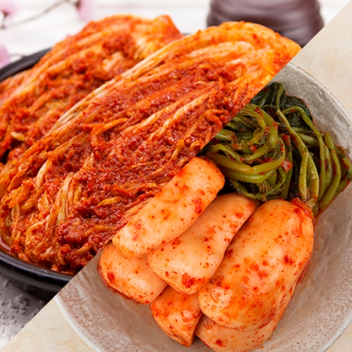 농가식품:) 태백골 포기김치 5kg + 총각김치 5kg : 농가식품