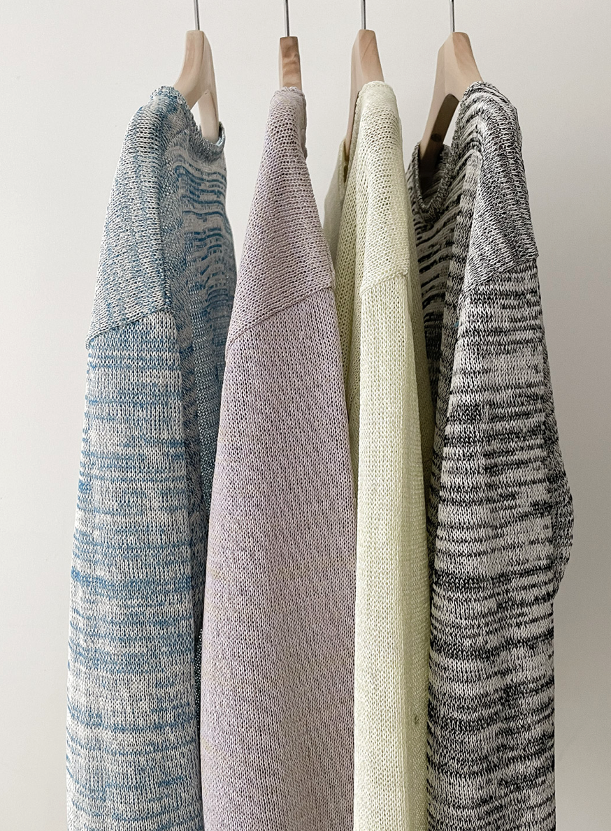 TABLE 믹스드 라운드 니트 Mixed round knit  : APPOINT NOUN