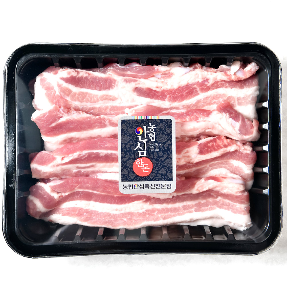 농협안심한돈 돼지고기 선물세트 총 1.3kg 삼겹살 목살 항정살 : 산정에프앤디