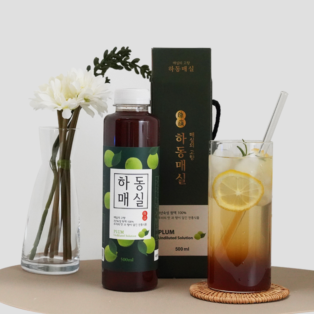 하동 수제 매실액기스 매실액 매실차 매실원액 500ml : 싱싱상회
