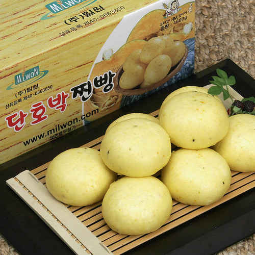 직판 밀원본가 안흥찐빵 단호박 1.6kg 25개 국산팥 : 본가안흥찐빵