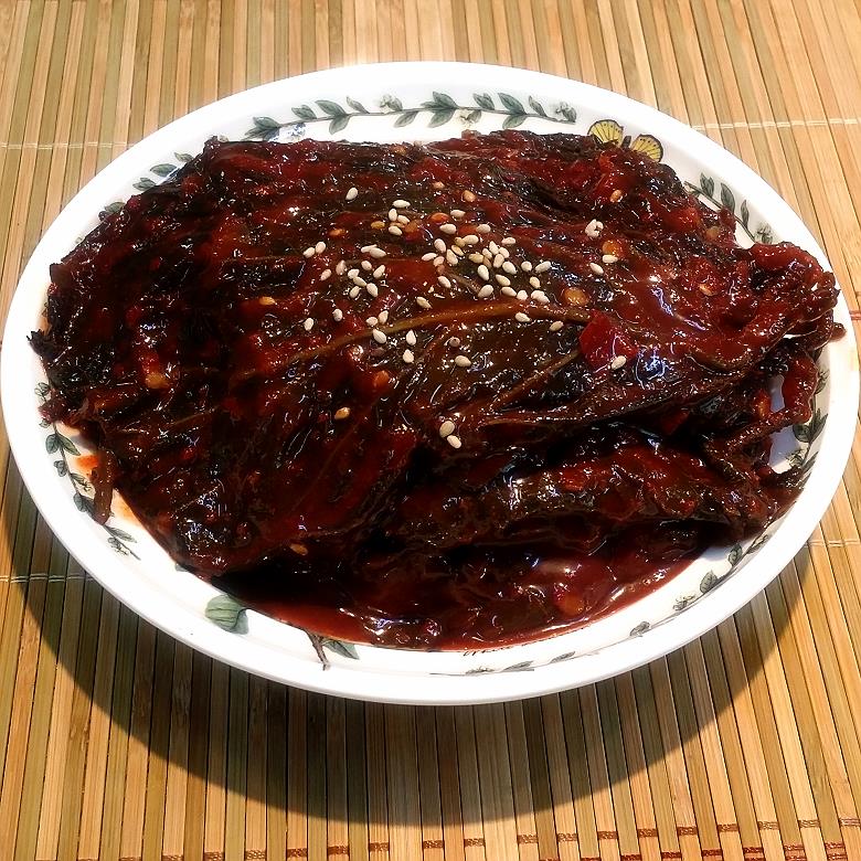 양념깻잎 : 광천홍기네토굴새우젓