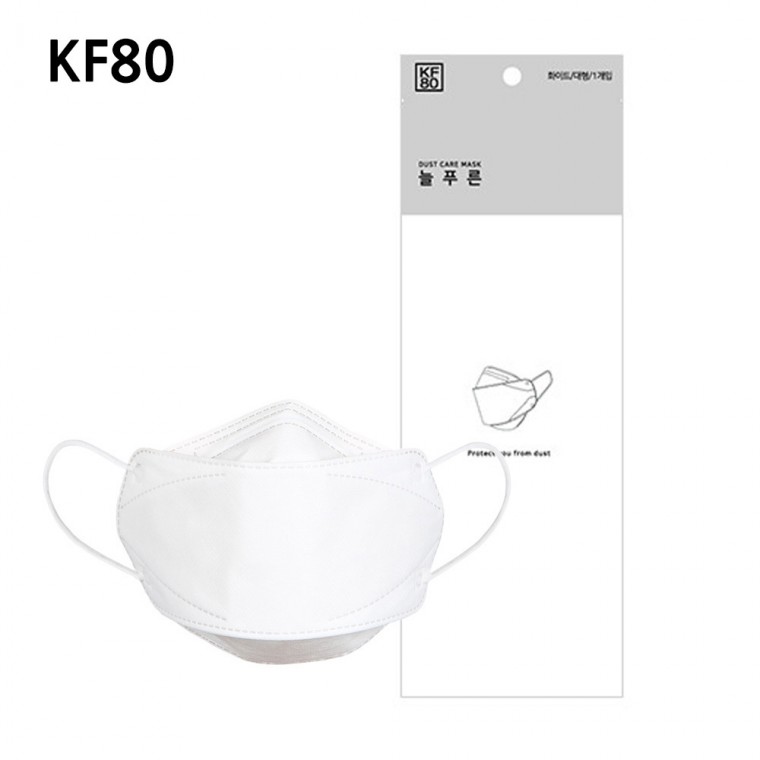 늘푸른 KF80 마스크 대형 1매 : 스마트앤밸류
