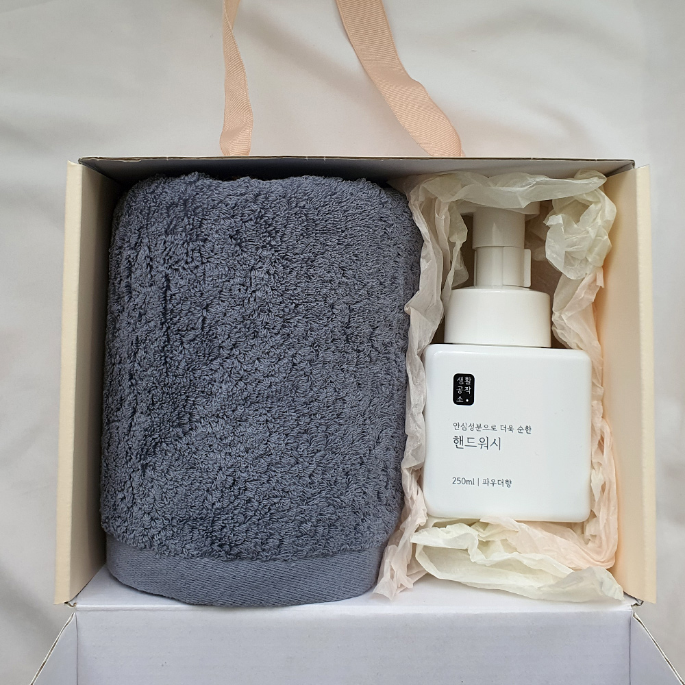 답례품수건 핸드워시 프리미엄세트 소량답례품 150g 170g 190g 고급호텔수건 박스완포장 30수 40수 코마사 : 코튼알리오