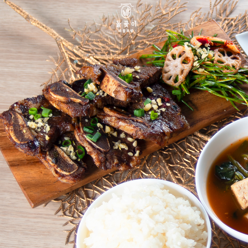 진짜 입소문 맛집 수제 양념LA갈비 엘에이 소꽃갈비 초이스등급 캠핑고기 명절 선물세트 : 돌곶이마을주방