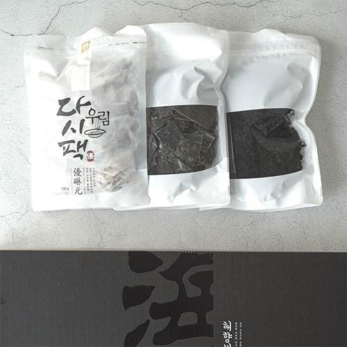 해향세트  자른미역 자른다시마 다시팩 혼합구성 선물세트 유기수산물 : 기장물산